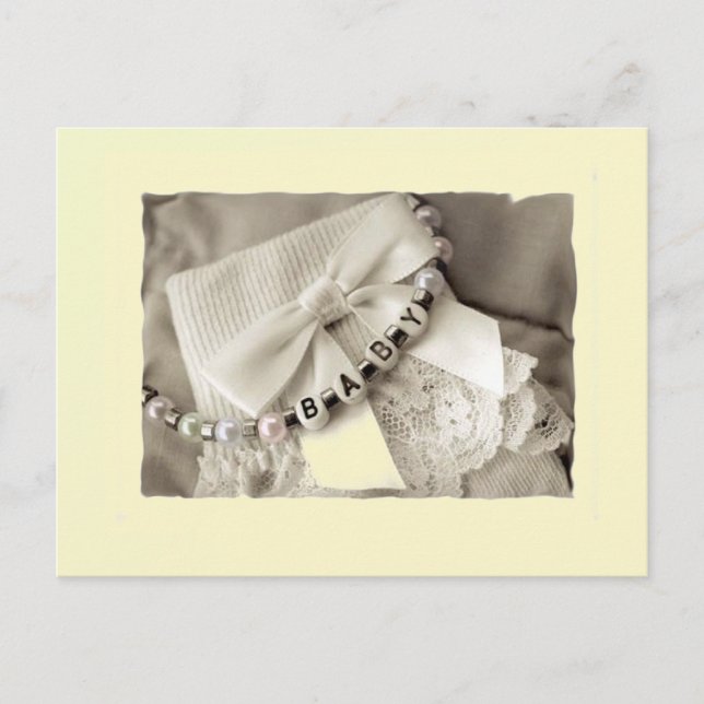 Elegant Baby merchandise Postkarte (Vorderseite)