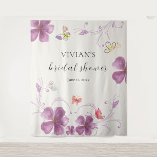 Elegant Baho Er gibt mir Schmetterlinge Brautparty Wandteppich