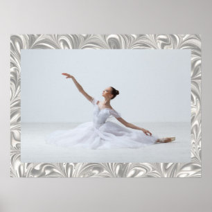 Elegant Ballerina Lg.-SRF Poster
