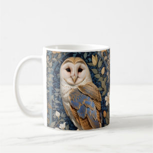 Elegant Barn Owl William Morris Inspiriert Kaffeetasse