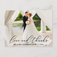 Elegant Beautiful Calligraphy Wedding Liebe Danke