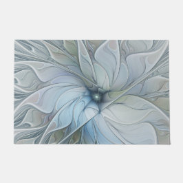 Elegant Beauty Modern Abstract Fractal Art Flower Fußmatte