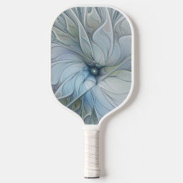 Elegant Beauty Modern Abstract Fractal Art Flower Pickleball Schläger