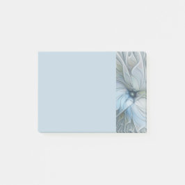 Elegant Beauty Modern Abstract Fractal Art Flower Post-it Klebezettel