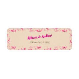 Elegant Beige & Blush Pink Floral Wedding