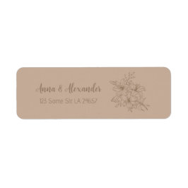 Elegant Beige Floral Wedding