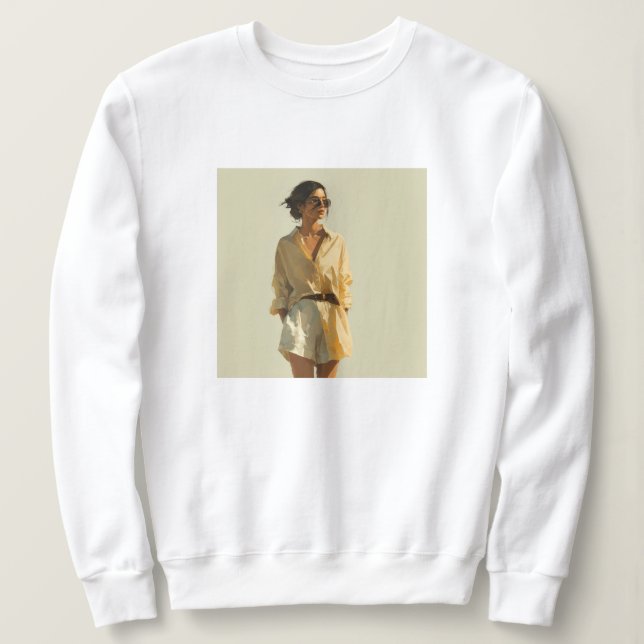 Elegant Benutzerdefiniert Fügen Sie Ihr eigenes Fo Sweatshirt (Design vorne)