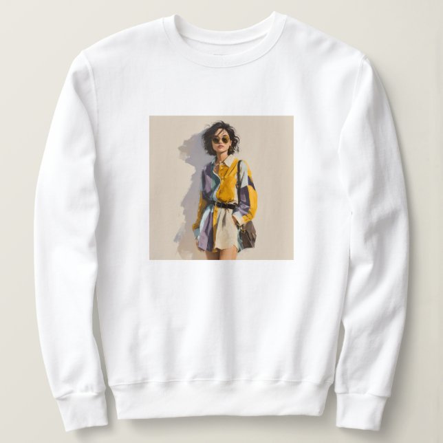 Elegant Benutzerdefiniert Fügen Sie Ihr eigenes Fo Sweatshirt (Design vorne)