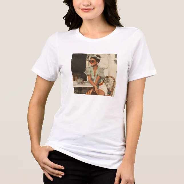 Elegant Benutzerdefiniert Fügen Sie Ihr eigenes Fo Tri-Blend Shirt (Vorderseite)