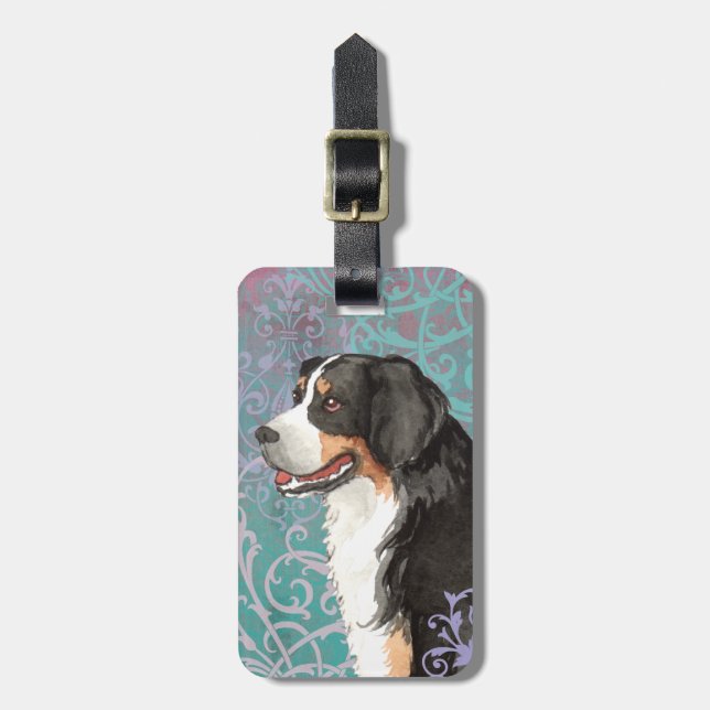 Elegant Berner Gepäckanhänger (Vorderseite vertikal)