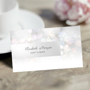 Elegant Beruflich Minimalistisch, Bokeh Visitenkarte