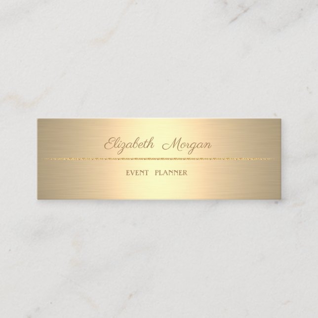 Elegant Beruflich Minimalistisch einfach,Imitate G Mini Visitenkarte (Vorderseite)