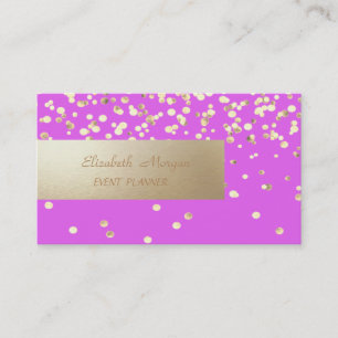Elegant Beruflich, modern, konfetti Visitenkarte