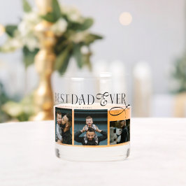 Elegant Best Dad Ever Photo Collage Fathers Day Whiskyglas