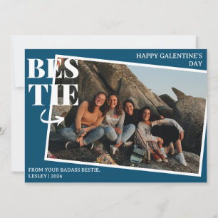 Elegant Best Friends Galentine - Tessin Foto Feiertagskarte