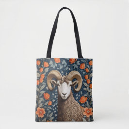 Elegant Big Horn Sheep William Morris Inspired