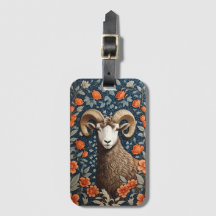 Elegant Big Horn Sheep William Morris Inspiriert