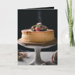 Elegant Birthday Cake Karte<br><div class="desc">Die Geburtstagskarte zeigt einen eleganten Käsekuchen,  der mit Früchten und Zucker gespeist wird,  vorne und auf der Innenseite Ihren Gruß - oder nutzen Sie unseren -. Sie können auch das Sprichwort,  die Schriftart,  die Farben,  Namen und eine Signatur-Zeile ändern!</div>