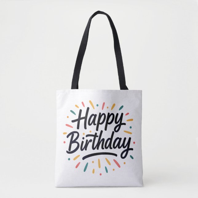 Elegant Birthday Calligraphy Design (Vorderseite)