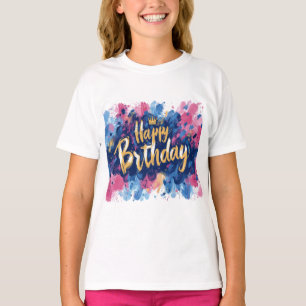 Elegant Birthday Girl T - Shirt