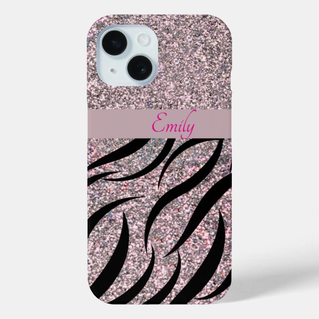 Elegant Birthday Phone Case – Chic Girly Personali (Rückseite)