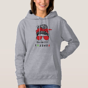 Elegant bis... Lustiges Motorrad Hoodie