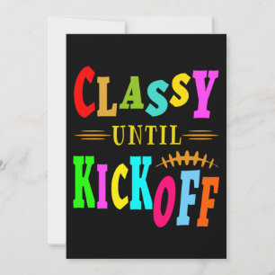 Elegant bis zum Kickoff  Einladung