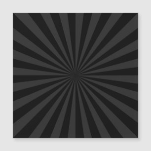 Elegant Black and Charcoal Burst Customize This Magnetkarte