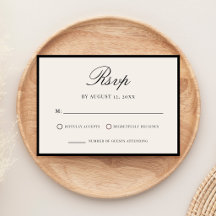 Elegant Black and Ivory Old Money Wedding