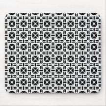 Elegant Black and White Geometric Pattern