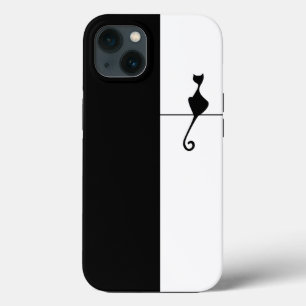 Elegant Black Cat Illustration Case-Mate iPhone Hülle