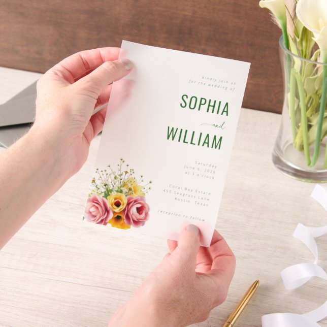 Elegant Black Floral Wedding (Handgehalten)