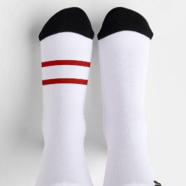 Elegant Black Pegasus Classic Carousel Horse Crew  Socken