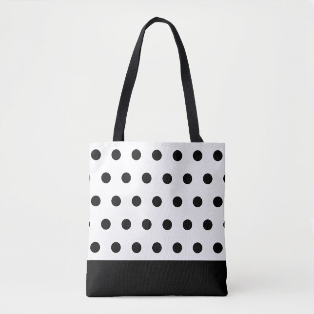 Elegant Black Polka Dots (Vorderseite)