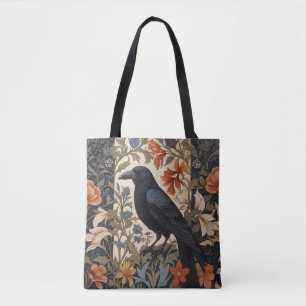 Elegant Black Raven William Morris Inspiriert
