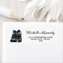 Elegant Black & White Book Themed Bridal Shower 