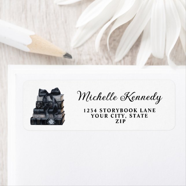 Elegant Black & White Book Themed Bridal Shower  (Insitu)