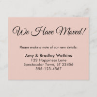 Elegant, blau haben wir den Adresswechsel verschob