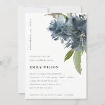 ELEGANT BLAUE GREEN GOLD FLORA BRAUTPARTY EINLADEN