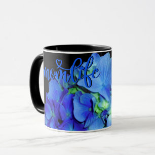 Elegant bläulich blühende Rose Blaue Hydrangeas Tasse