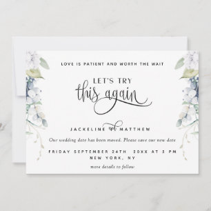 Elegant Bliss Probieren wir mal wieder diese Liebe Save The Date