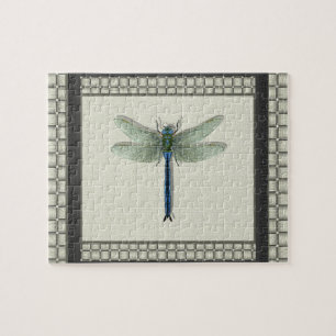Elegant Blue Dragonfly Puzzle
