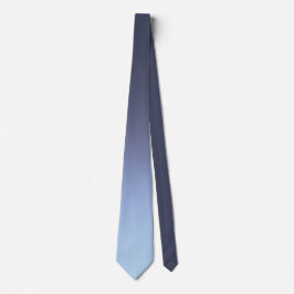 Elegant Blue Dusty Blue Colorful Ombre Gradient Krawatte