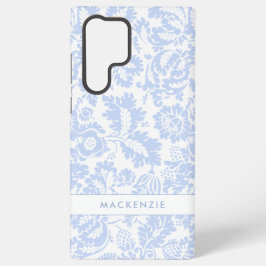 Elegant Blue Floral Botanical Samsung Galaxy Hülle