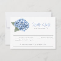Elegant Blue Hydrangea Floral Wedding