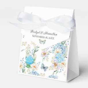 Elegant Blue Hydrangea Geschenkschachtel