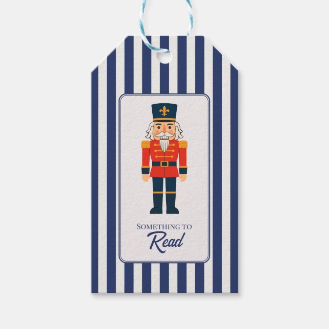 Elegant Blue Indygo Old Money Geschenkanhänger (Vorderseite)