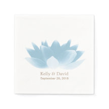 Elegant Blue Lotus Blume Wedding