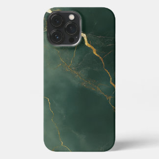 Elegant blue marble stone Phone Case iPhone 13 Pro Max Hülle