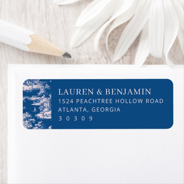 Elegant Blue Pastoral Illustrations (Insitu)
